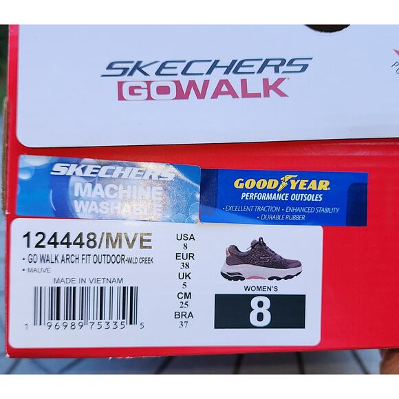 Skechers Go Walk Arch Fit Outdoor Wild Creek Low Top Sneakers 8M - Picture 10 of 12